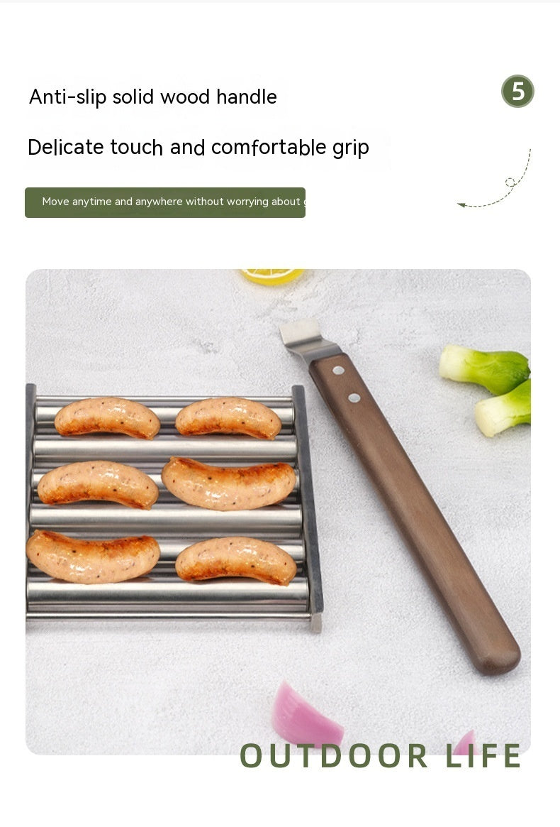 Hot Dog Roller Stainless Steel–Perfect BBQ Tool