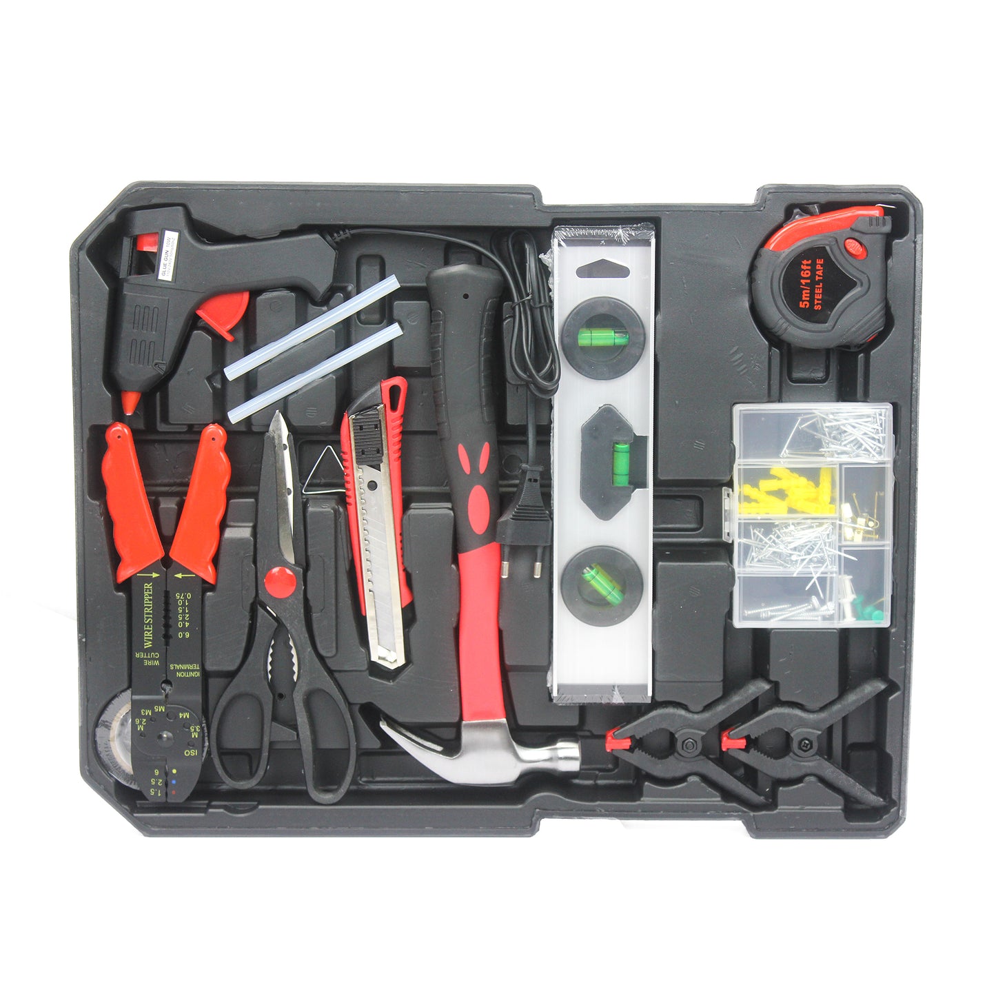 899pcs Home Repair Tool Set Kit Toolbox Storage Case with 4 Drawers