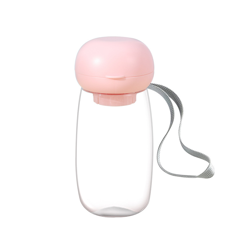 300ml Leak Proof Portable Pet Water Bottle with Travel Bowl