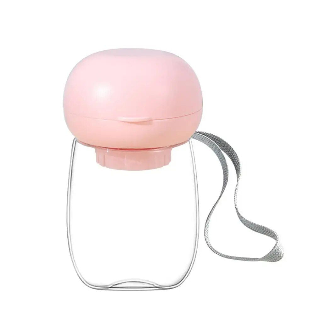 300ml Leak Proof Portable Pet Water Bottle with Travel Bowl