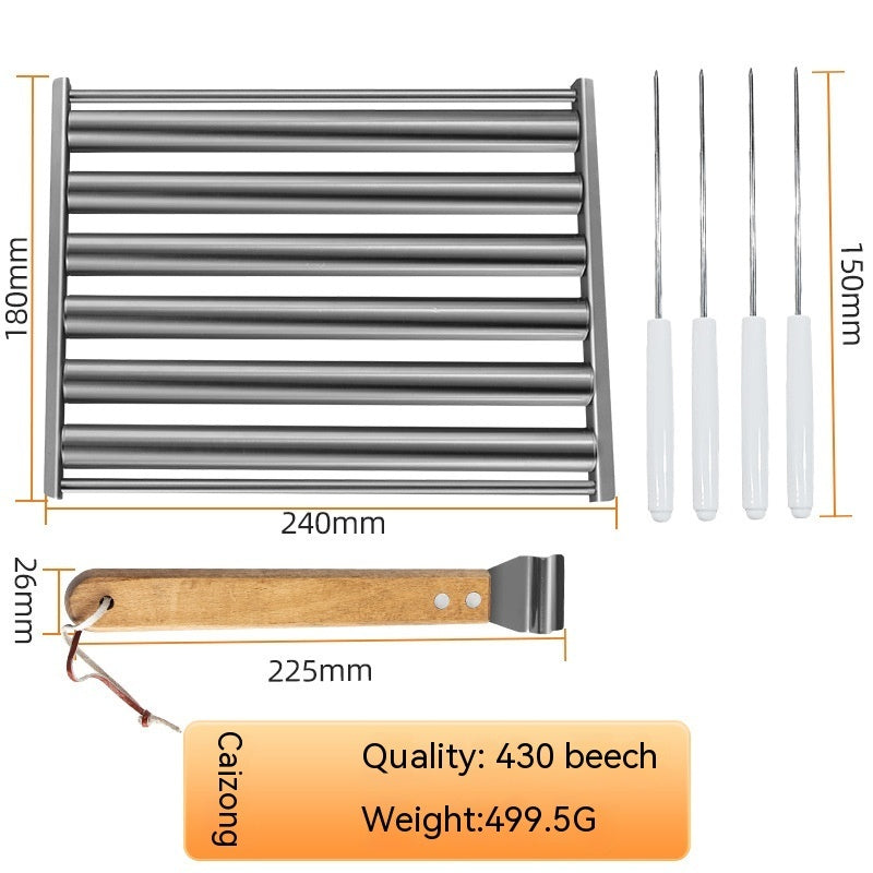 Hot Dog Roller Stainless Steel–Perfect BBQ Tool