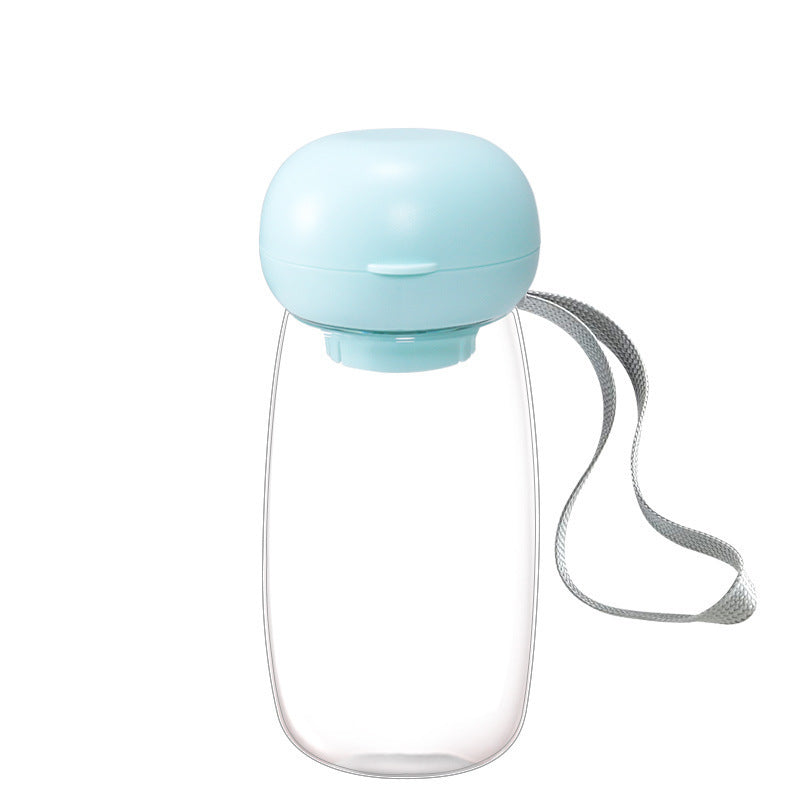 300ml Leak Proof Portable Pet Water Bottle with Travel Bowl