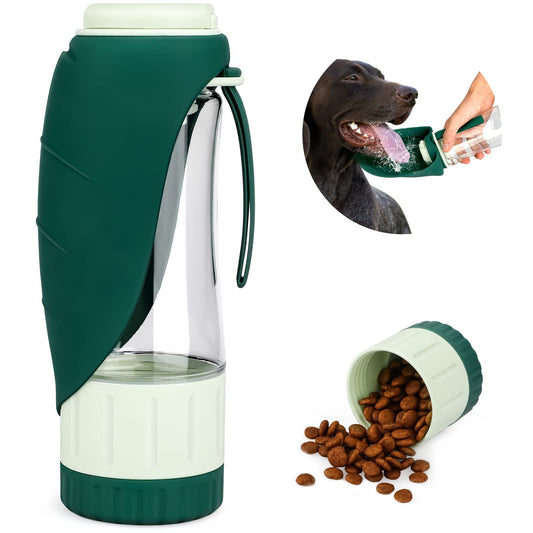 Hupu Water Food Cup Dog Outgoing Water Cup Portable Pet Water Dispenser Dog Walking Cup Dog Kettle Feeding Water Bottle