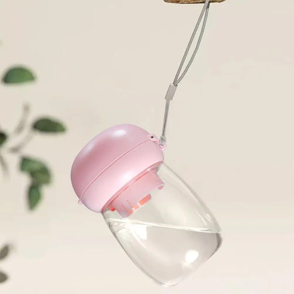 300ml Leak Proof Portable Pet Water Bottle with Travel Bowl