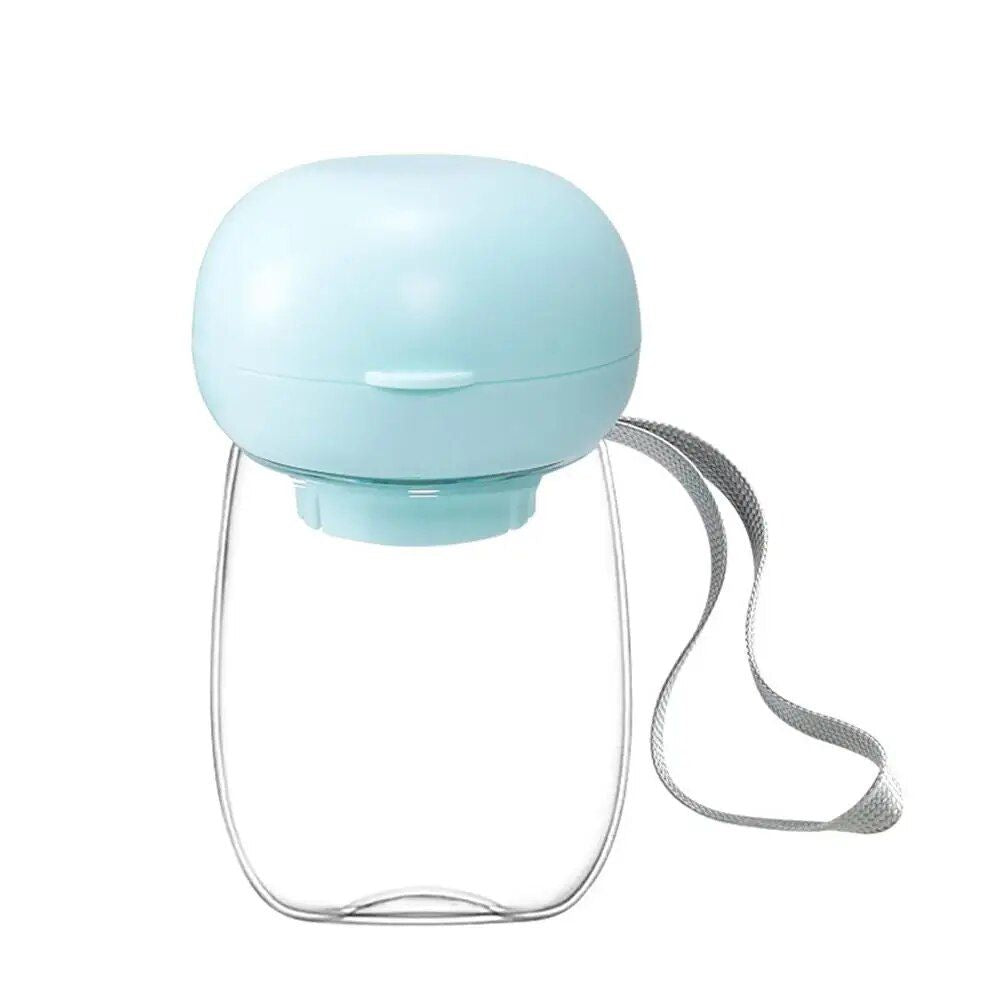 300ml Leak Proof Portable Pet Water Bottle with Travel Bowl