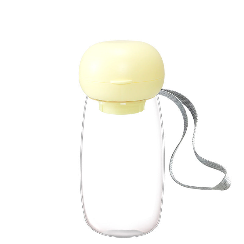 300ml Leak Proof Portable Pet Water Bottle with Travel Bowl